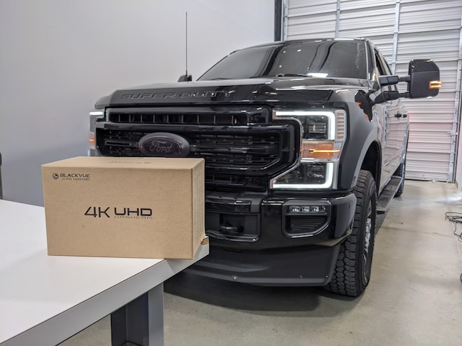 BlackVue DR900X/970X-2CH installed on Ford - 2022 F250