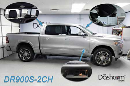 Dodge Ram 1500 with BlackVue DR900S-2CH Dash Cam Installation