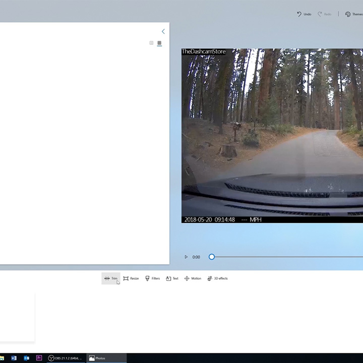 How-to: Edit dashcam footage on Windows 10