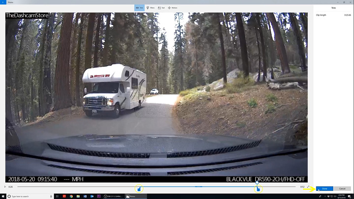 How-to: Edit dashcam footage on Windows 10