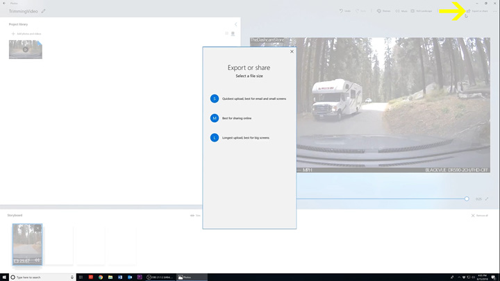 How-to: Edit dashcam footage on Windows 10