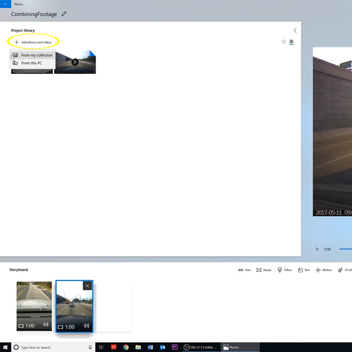 How-to: Edit dashcam footage on Windows 10