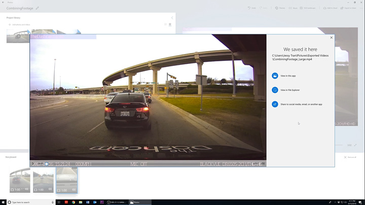 How-to: Edit dashcam footage on Windows 10