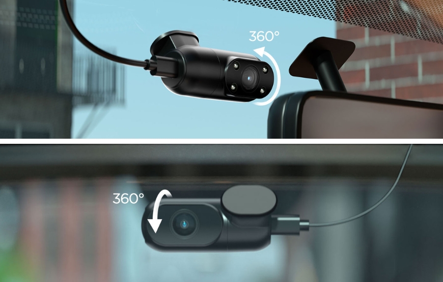 VIOFO A229 PRO 3CH Dash Cam | Inside Lens Rotates 360 Degrees