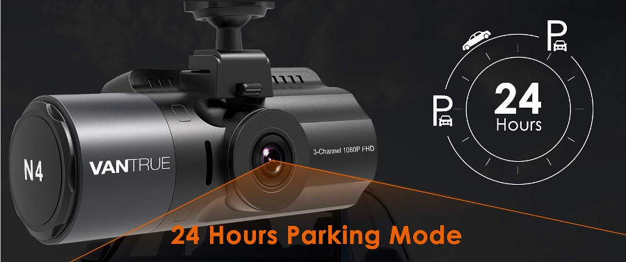 Vantrue N4 Parking Mode Graphic