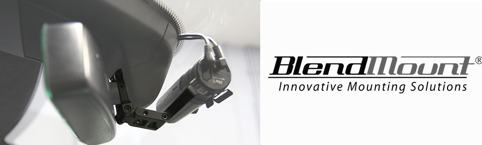 BlendMount: specialized rear view mirror mounts for BlackVue dash cams, Made in the USA
