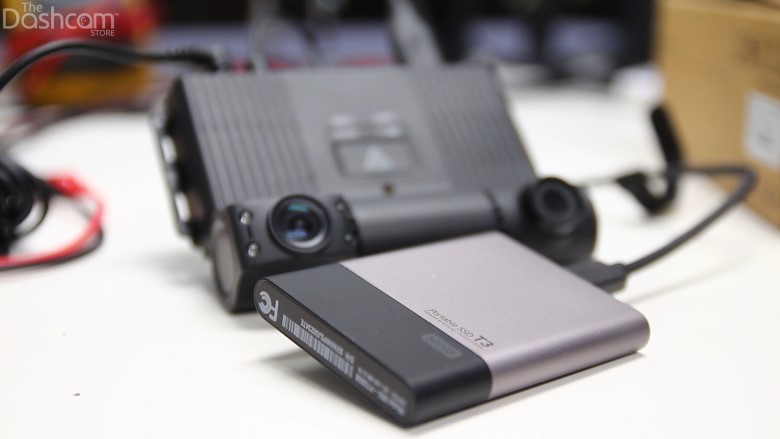 the VT-300 can support up to 1TB of storage by using an external SSD | The Dashcam Store Blog