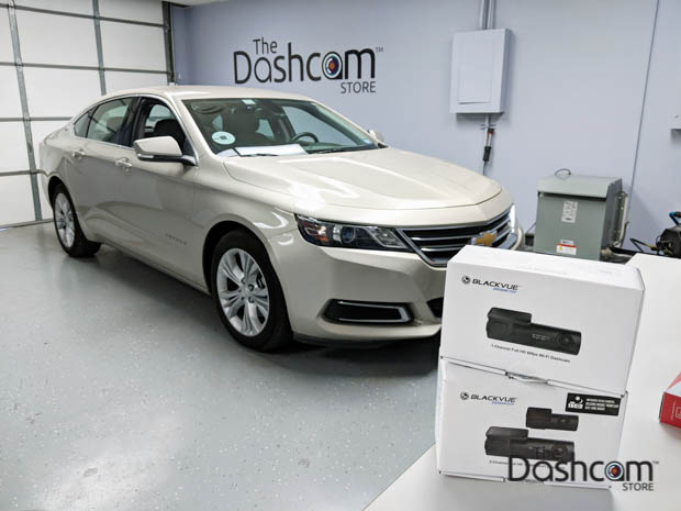 BlackVue Essential Dashcam Bundle Installed in a 2014 Chevrolet Impala