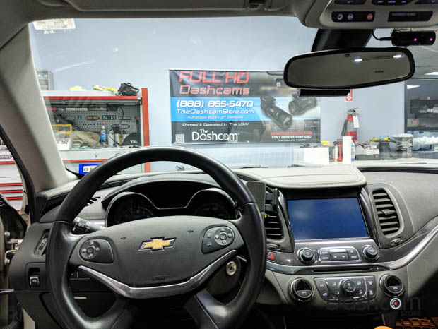 BlackVue Essential Dashcam Bundle Installed in a 2014 Chevrolet Impala