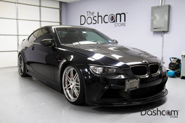 BlackVue DR750LW-2CH front and rear dash cam installed in 2008 BMW 3 Series E92 M3
