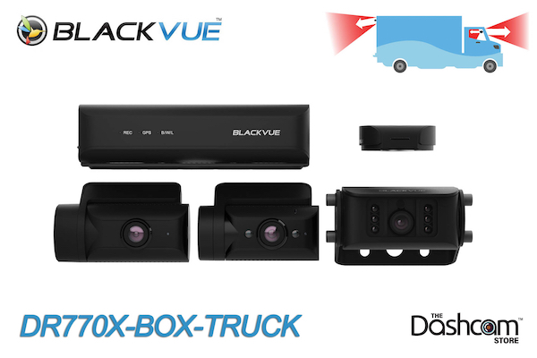 BlackVue DR770X-BOX-Truck Front + Driver + Exterior Rear Tamper-Proof Fleet Dashcam