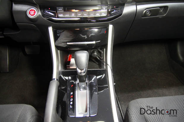 BlackVue DR450-1CH dash cam installed in Honda Accord EX