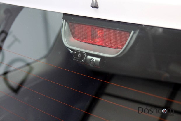 BlackVue DR430-2CH dash cam installed in Honda CR-V SUV
