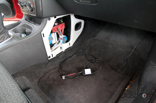 Mini300 dashcam and installation kit in 2009 Pontiac G5