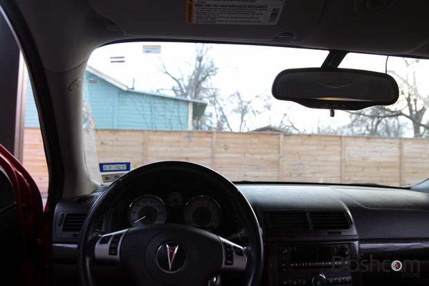 Mini300 dashcam and installation kit in 2009 Pontiac G5