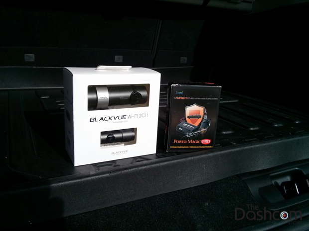 BlackVue DR550GW-2CH Dashcam and Power Magic Pro installation in 2013 Range Rover Sport