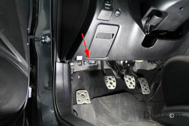 BlackVue DR470-2CH dash cam installed in Subaru Impreza WRX