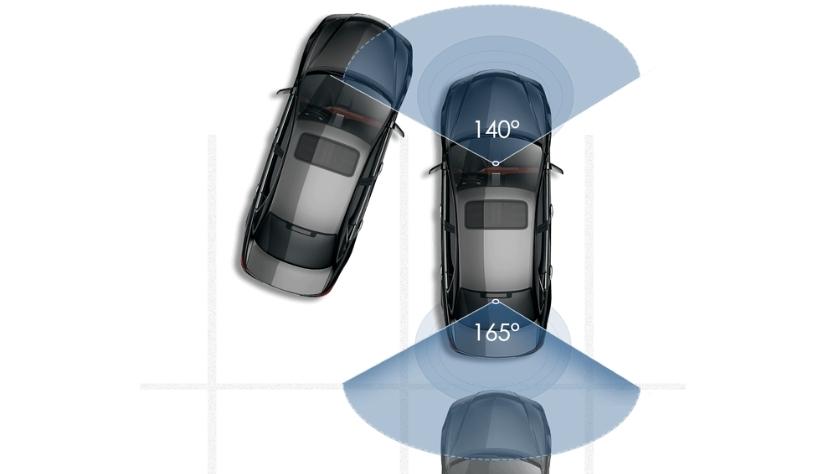 Graphic Showing How Dash Cam Parking Surveillance Works