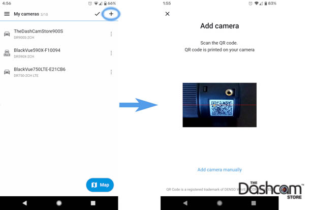 image: DR750-2CH-LTE Dash Cam Registration via the BlackVue App