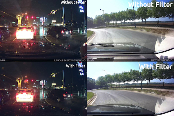 DR900X-2CH-PLUS Dash Cam Polarizing Filter Graphic 3