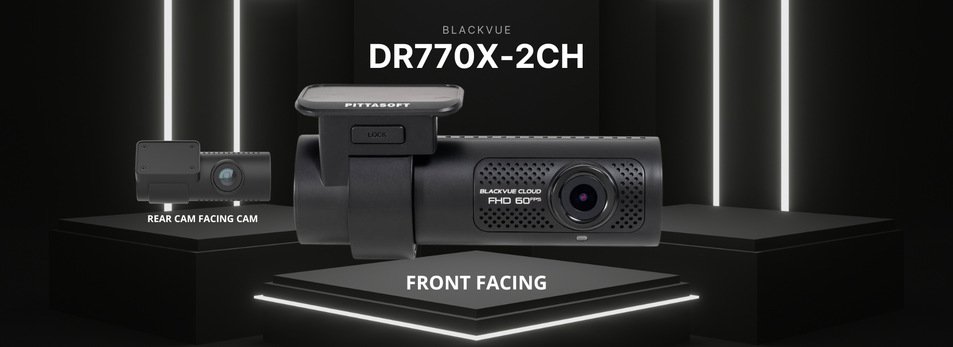 BlackVue FHD 1080P GPS WiFi Dash Cam - DR770X2CH