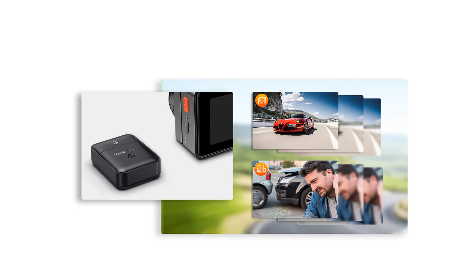 Vantrue E2 Pro Bluetooth Remote Control