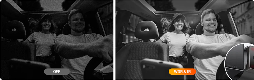 Vantrue N5S 4CH Dash Cam | Front Interior Camera