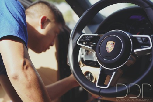Porsche dash cam installation completed by HTX Dash Cams in Houston, Texas.