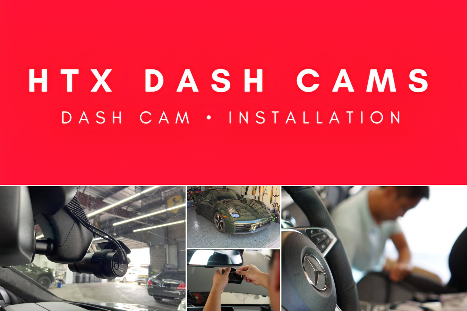 HTX Dash Cams Header Image