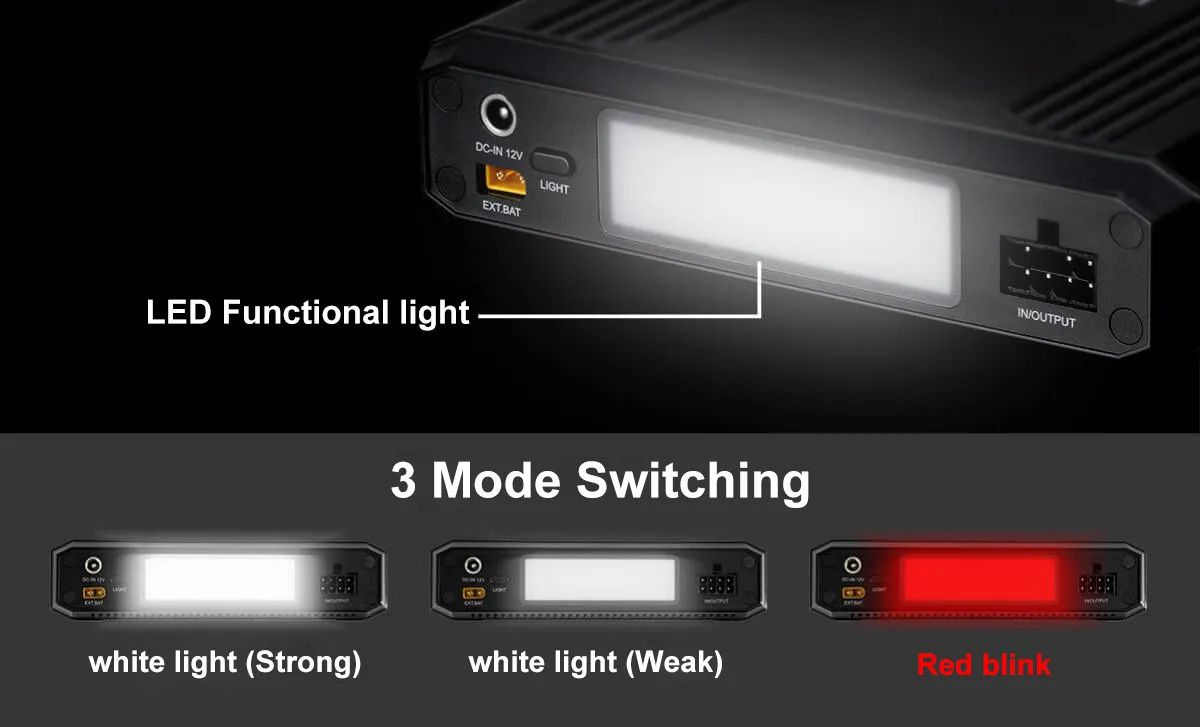 Energywell P8 Battery Pack | LED light features