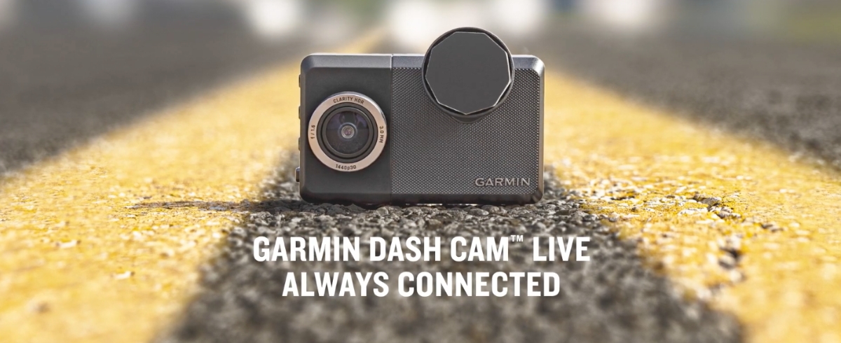 Garmin Dash Cam Live Main Banner