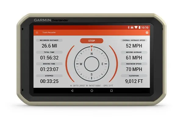 Garmin Overlander Off-Road GPS Nav | Track Recorder