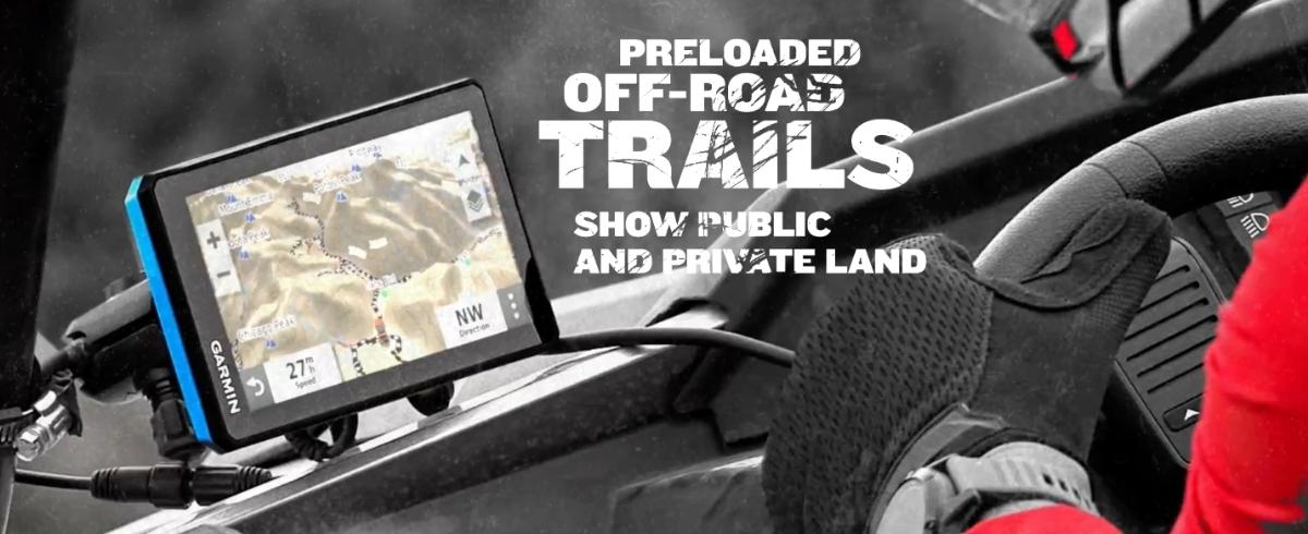 Garmin Tread 5.5” Powersport Navigator - Base Edition | Routes For Off-Road Trails On Public & Private Land