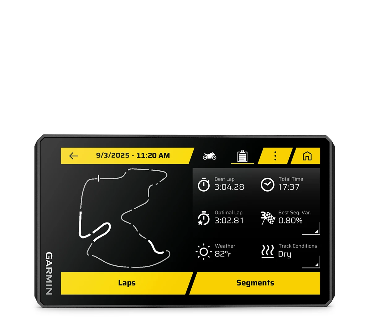 Garmin Zumo XT3 Motorcycle GPS Navigator | Drag Race Timer