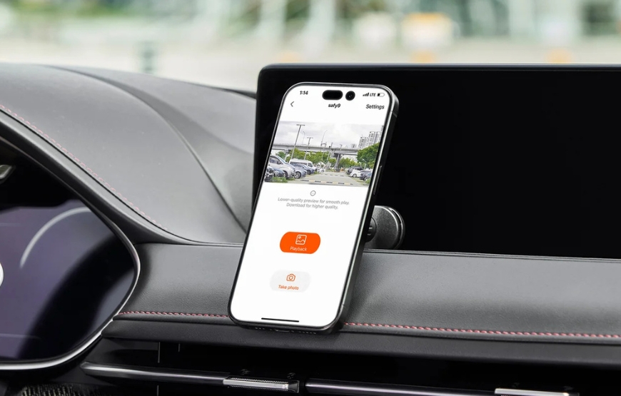 SAFY9 2CH Dash Cam | Seamless Wi-Fi
