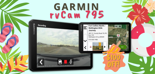 Garmin End Of Summer Sale - Garmin rvCam 795 - $100 Off
