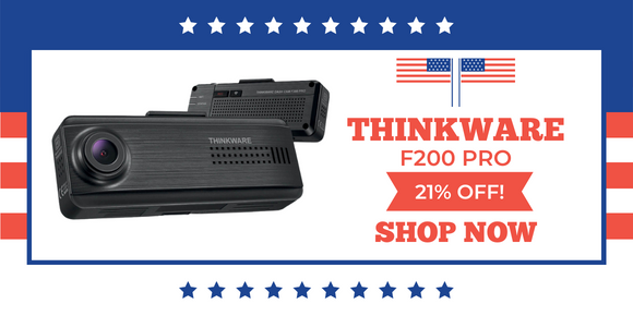 Thinkware F200 Pro Dash Cam 2022 4th Of July Deal