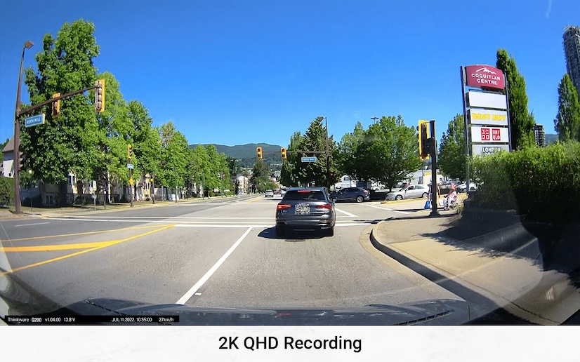 Thinkware Q200 2K QHD Video Recording