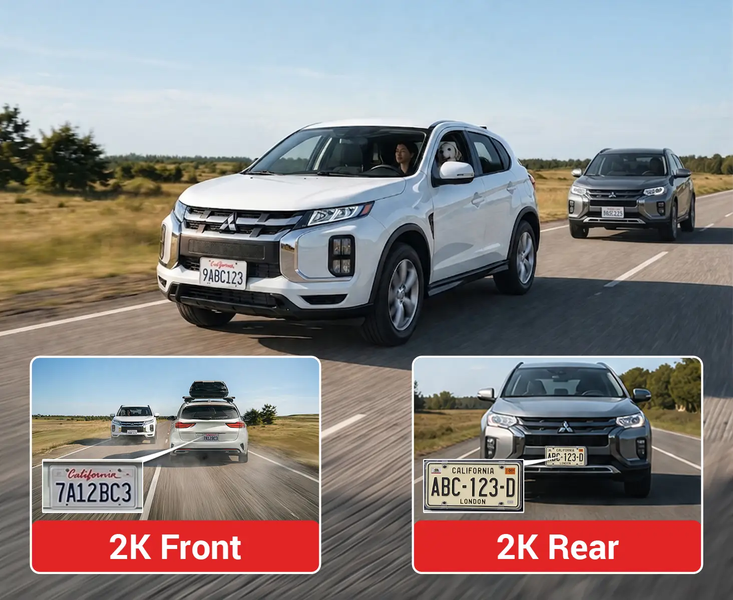 Thinkware Q850 PRO Front & Rear Dash Cam | Rear Camera Recording