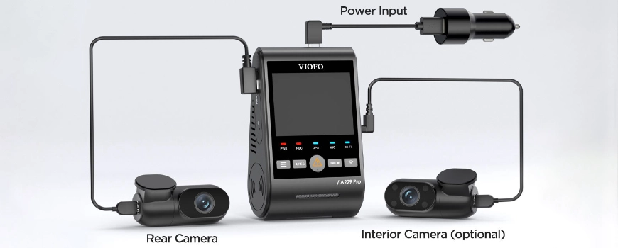 VIOFO A229 PRO 3CH Dash Cam | Easy Installation