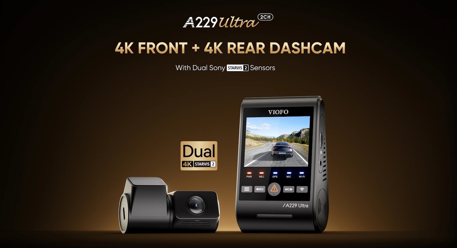 VIOFO A229 Ultra 2CH | Main Banner