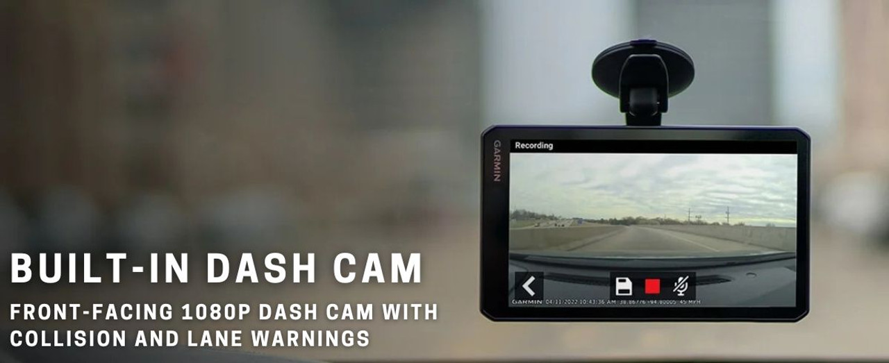 Garmin DriveCam 76  | Built-In Dash Cam Banner