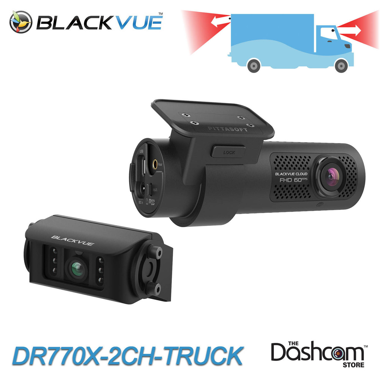BlackVue DR770X-2CH-TRUCK dash cam hero image thumbnail
