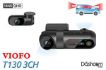 Best Dashcam for Rideshare Drivers Runner Up | VIOFO T130-3CH Channel Dash Cam