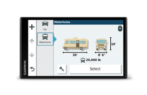 Garmin RV Custom Routing Screen