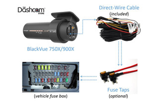 B-124X Battery Pack for BlackVue DR750X Dash Cams come with free BlackVue app