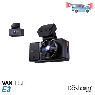 Vantrue E3 Compact 3-Channel Dashcam with 2K Recording
