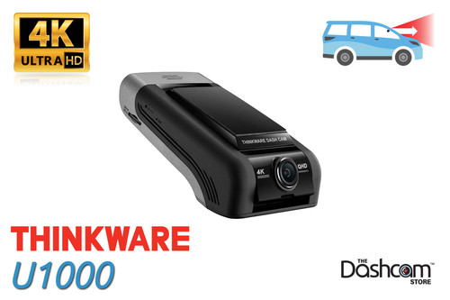 Thinkware U1000 Dual Dash Cam, for forward and rear-facing video and audio recording