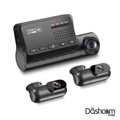 VIOFO A139 PRO 3CH Dash Camera, for forward, inside and rear-facing video and audio recording