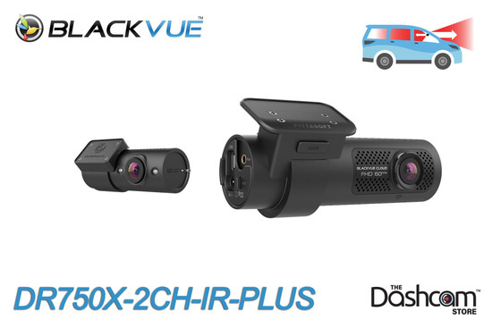 BlackVue DR750X-2CH-IR-PLUS Cloud-Ready Dual Lens GPS WiFi Dash Cam For Front & Interior | For Sale at The Dashcam Store